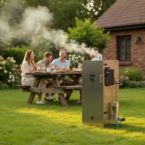 Стоманена пушилня dragON 220 л – с цифров контролер - 13