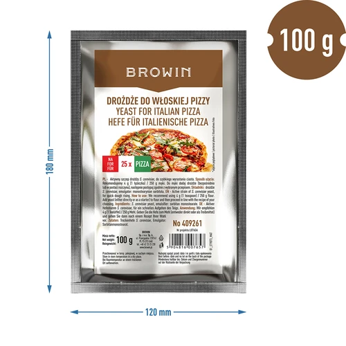 Суха мая за италианска пица - 100 г - 3