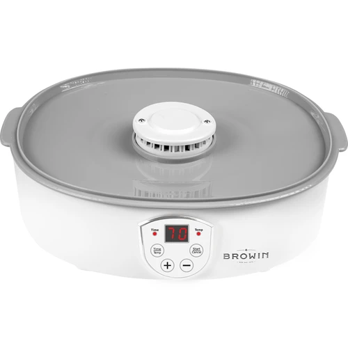 Сушилня за гъби, плодове, зеленчуци и билки с регулиране на температурата, 240W, прозрачна - 5