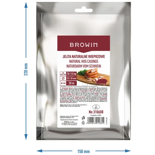 Свински черва 28/30 мм и овчи 18/20 мм - комплект - 11