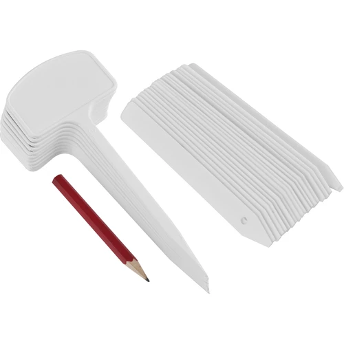 Табелки за описване на растения + молив, микс 10+20 бр.