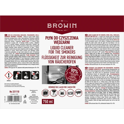 Течност за почистване на пушилни, фурни, грилове, печки и огнища - 6