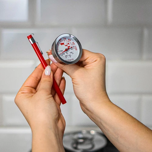 Термометър с двойна скала (30°C до 100°C) / (50°C до 300°C) 13,0см - 5