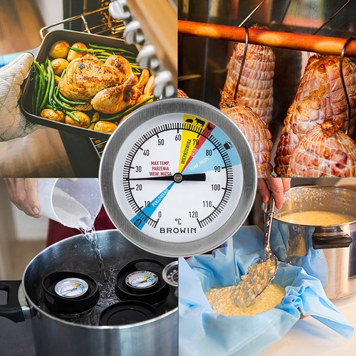 Термометър за шунковар 1,5 кг и 3 кг (0°C до +120°C) 12,5 см - 6
