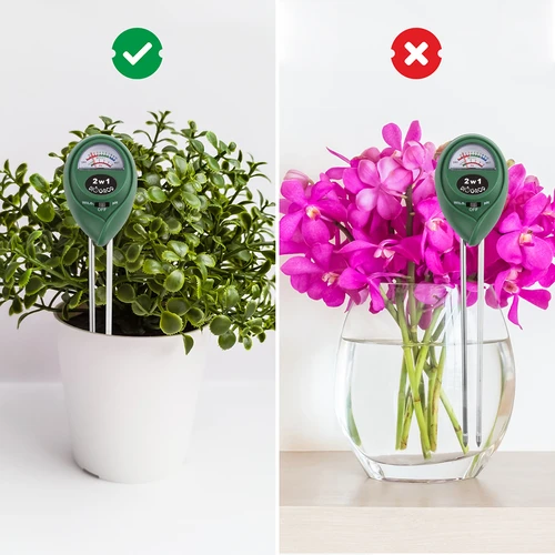 Тестер на почвата 2-в-1 - pH, влажност - 8