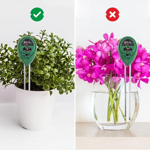 Тестер за почва 3 в 1 - pH, влажност, ослънчаване - 10