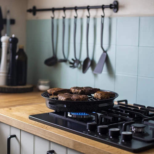 Тиган за гриловане с решетка - 4