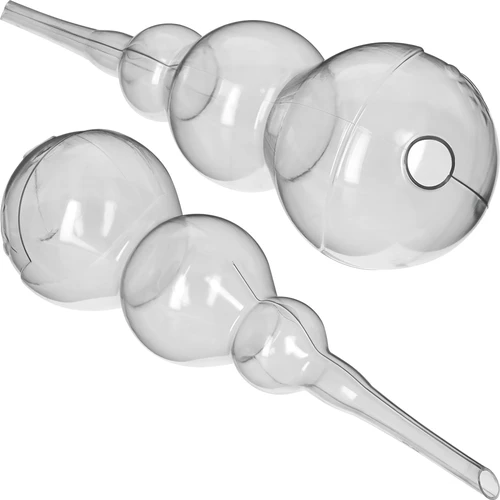 Тройна (трикамерна) поливна топка, прозрачна, безцветна, 600 ml - 2