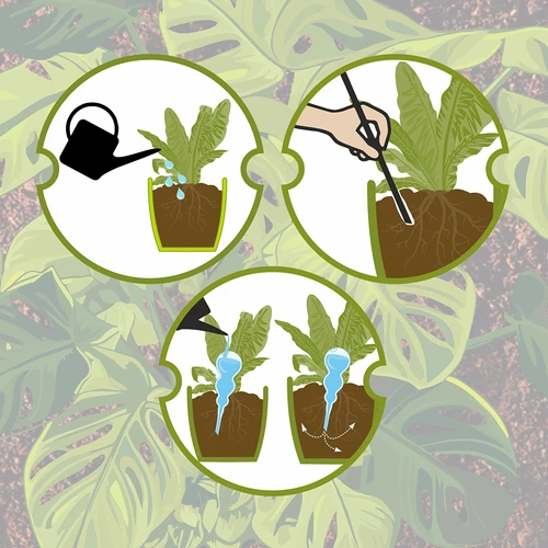 Тройна (трикамерна) поливна топка, прозрачна, безцветна, 600 ml - 10