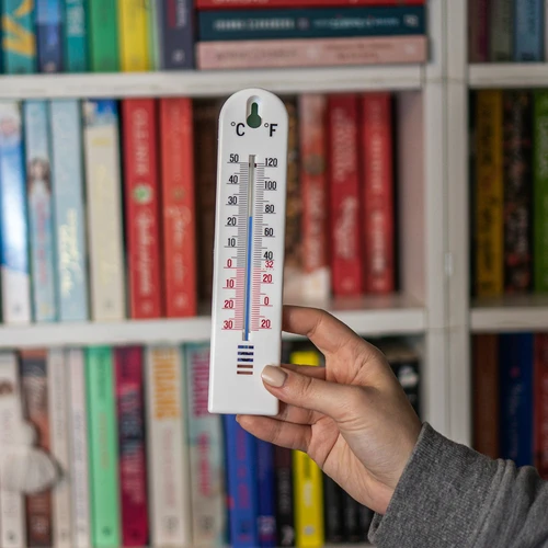 Универсален бял термометър (-30°C до +50°C) 20 см - 3