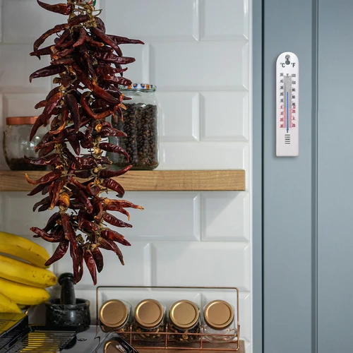 Универсален бял термометър (-30°C до +50°C) 20 см - 4