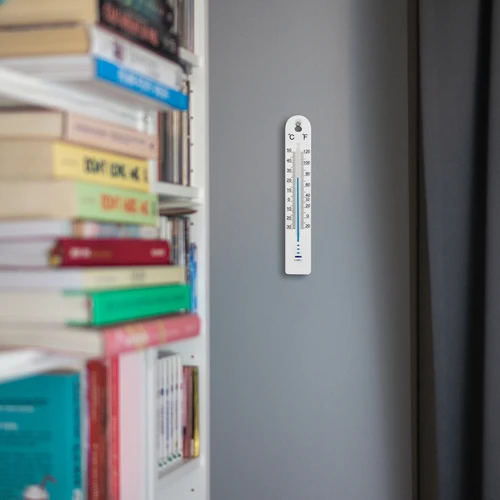 Универсален термометър (-30 до +50°C), 17 см, бял - 5