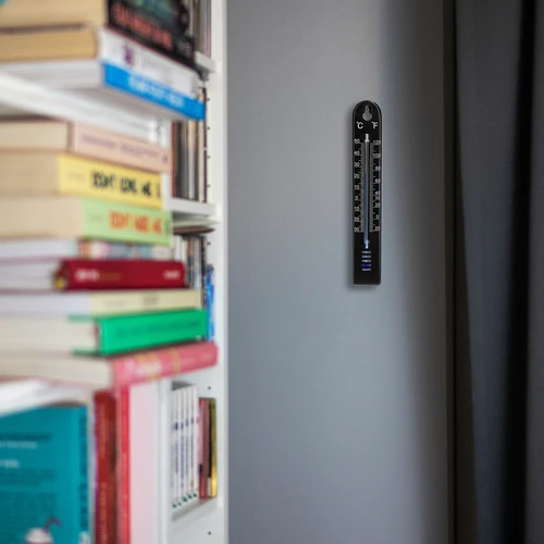 Универсален термометър (-30 до +50°C), 17 см, черен - 5