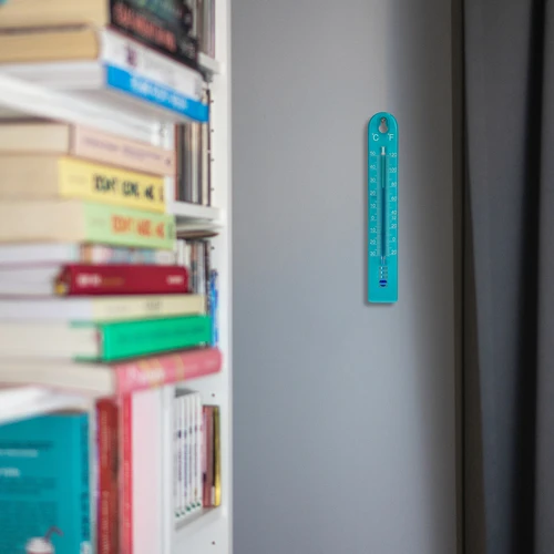 Универсален термометър (-30 до +50°C), 17 см, син - 6