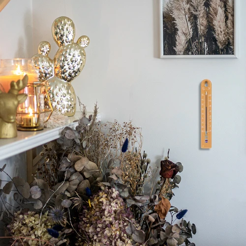 Универсален термометър (-30 до +50°C), 17 см, светлокафяв - 6