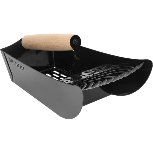 Уред за бране на дребни плодове, метален, черен