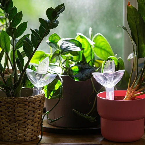 Устройство за поливане на растения – прозрачно листо, 120 мл - 9