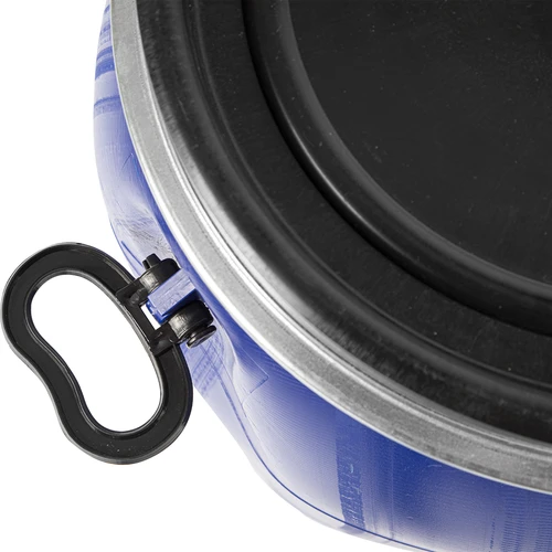 Варел за кисело зеле и кисели краставички, 80 L, син, с обръч - 7