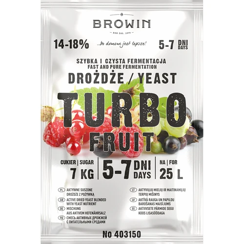 Винени дрожди Turbo Fruit 5-7 дни - 2