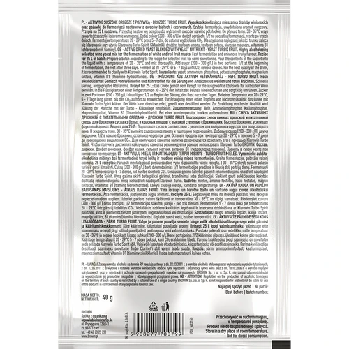 Винени дрожди Turbo Fruit 5-7 дни - 3