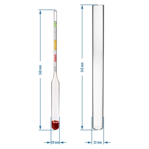 Виномер (захаромер) - измерване на концентрацията на захарта - 5