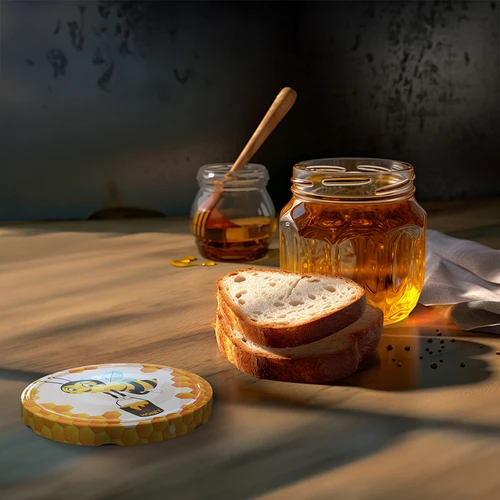 Винтова капачка fi66 мед "Gucio" - 10 бр. - 4