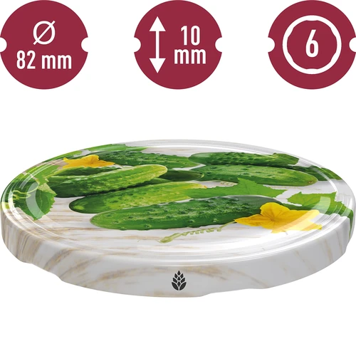 Винтова капачка Ø 82/6 „краставички 2“ – 10 бр. - 7