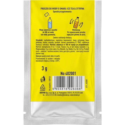 Vsypto Ice Tea Лимон - комплект 15x3 г - 4