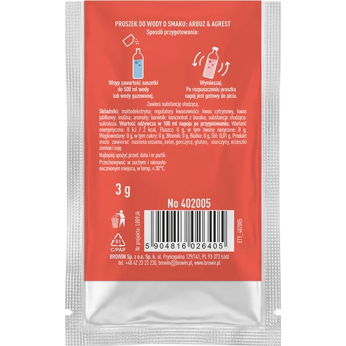 VSYPTO с вкус Диня и Цариградско грозде, 3 g - 3