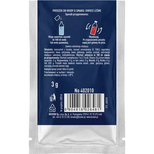 VSYPTO с вкус на горски плодове, 3 g - 3