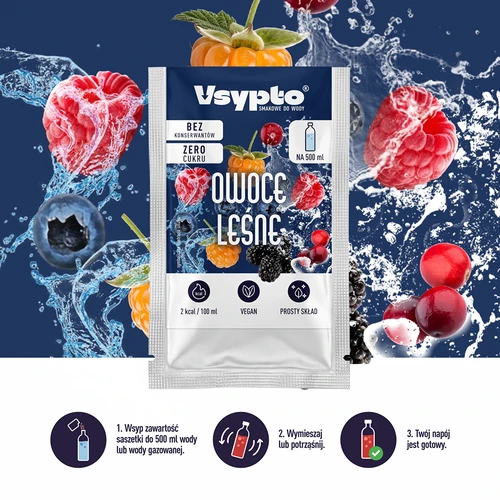 VSYPTO с вкус на горски плодове, 3 g - 5
