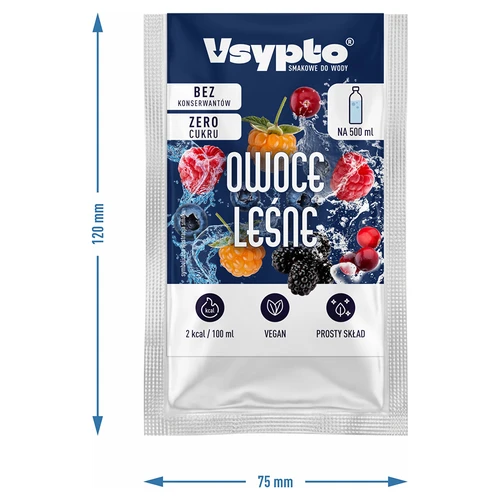 VSYPTO с вкус на горски плодове, 3 g - 4