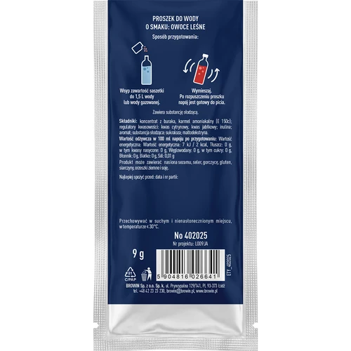 VSYPTO с вкус на горски плодове, 9 г - 3