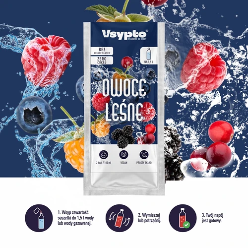 VSYPTO с вкус на горски плодове, 9 г - 5