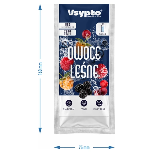 VSYPTO с вкус на горски плодове, 9 г - 4