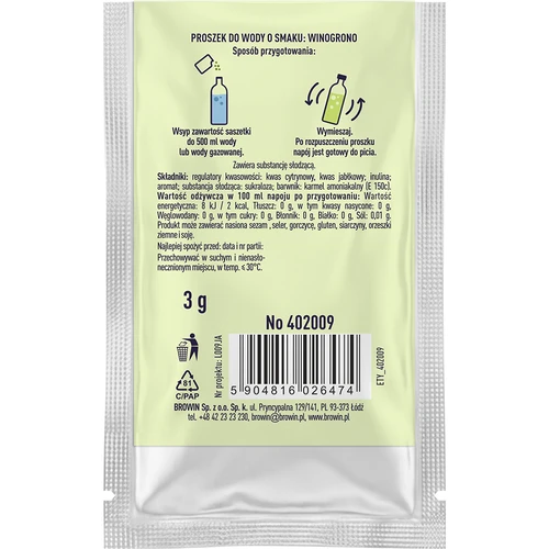 VSYPTO с вкус на грозде, 3 g - 3