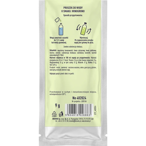 VSYPTO с вкус на грозде, 9 г - 3