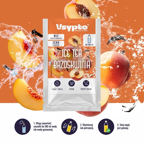 VSYPTO с вкус на Ice Tea Праскова, 3 г - 5