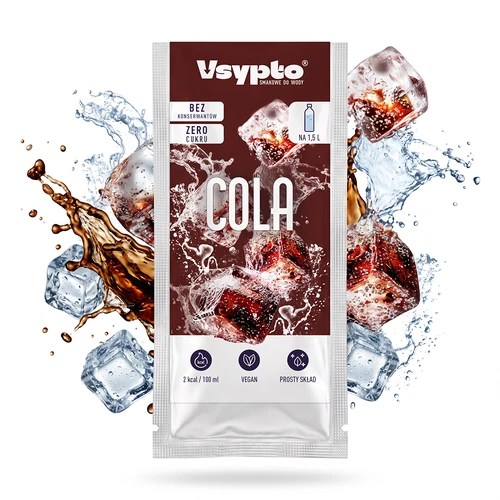 VSYPTO с вкус на кола - ароматизиран прах за вода, 9 g