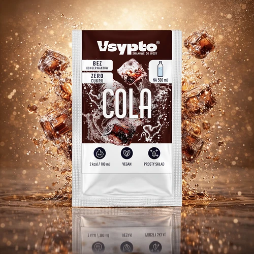 VSYPTO с вкус на кола – ароматизиращ прах за вода, 3 g