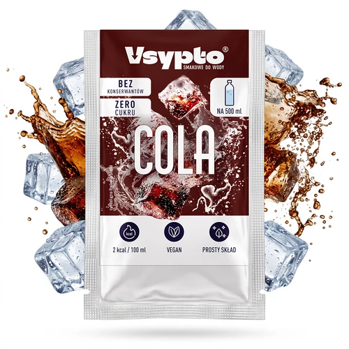 VSYPTO с вкус на кола – ароматизиращ прах за вода, 3 g