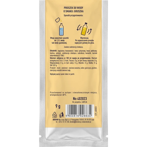 VSYPTO с вкус на круша, 9 г - 3