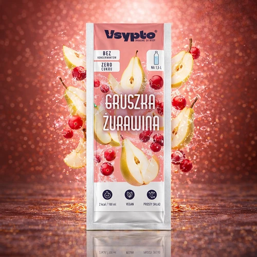 VSYPTO с вкус на круша и червена боровинка, 9 g
