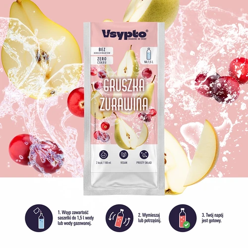 VSYPTO с вкус на круша и червена боровинка, 9 g - 5