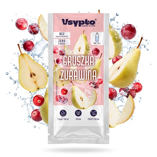 VSYPTO с вкус на круша и червена боровинка, 9 g