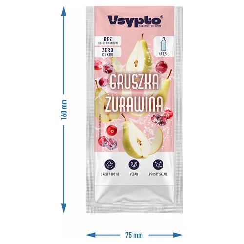 VSYPTO с вкус на круша и червена боровинка, 9 g - 4