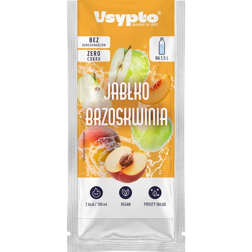 Vsypto с вкус ябълка и праскова, 9 г - 2
