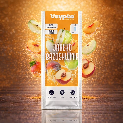 Vsypto с вкус ябълка и праскова, 9 г