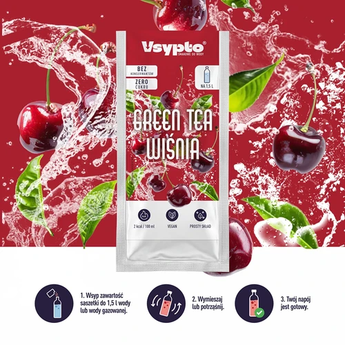 VSYPTO със вкус Зелен чай Вишна, 9 g - 5