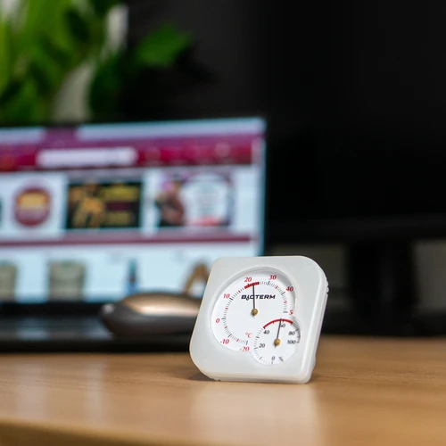 Вътрешен биметален термометър с хигрометър (-20 до +50°C) микс - 8